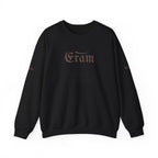 Crewneck Sweatshirt — 'Eram' Gothic Logo Print