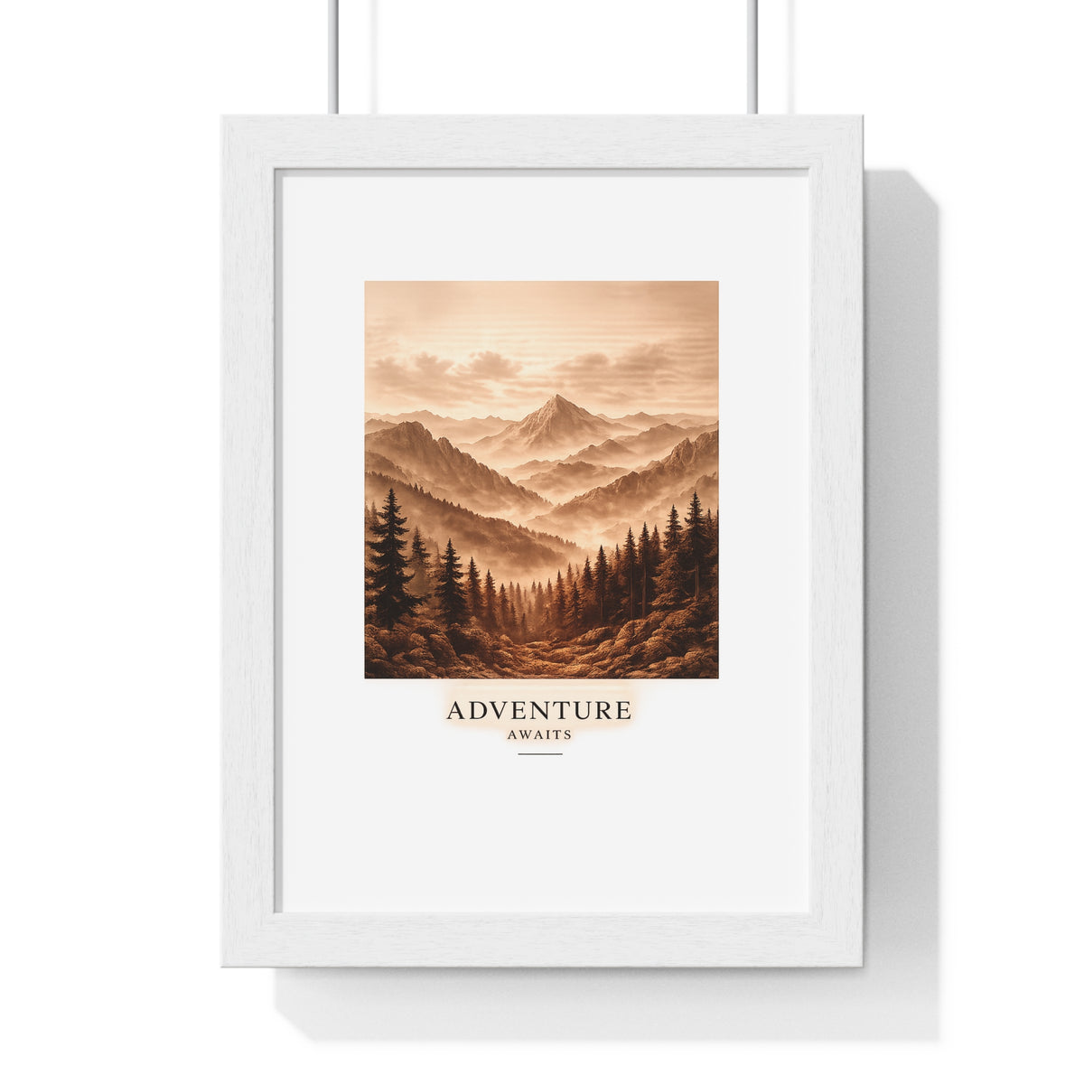 Vertical Framed Poster
