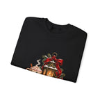 Cozy Holiday Lantern Christmas Sweatshirt — Vintage Winter Scene Crewneck