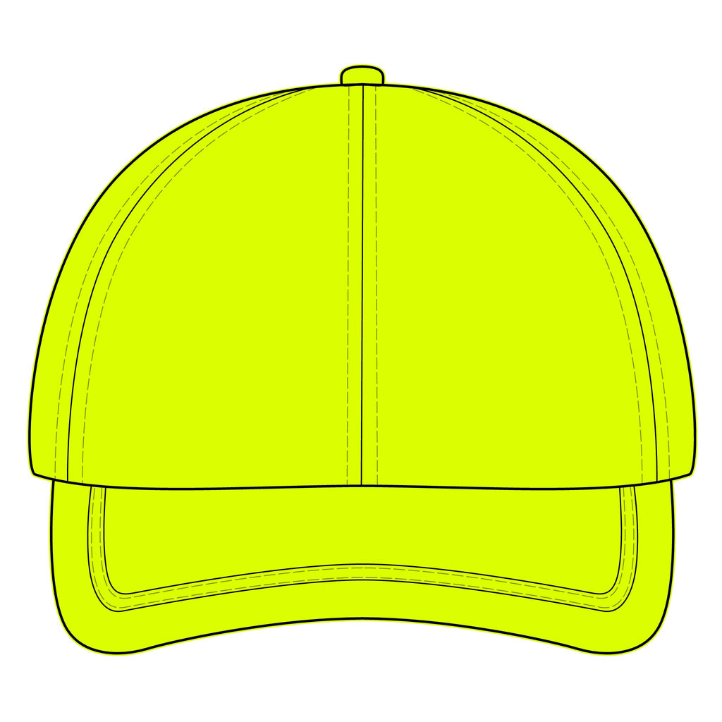 Custom Logo Hi Vis Cap, Reflective Work Hat for Teams and Crews, Adjustable