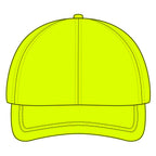 Custom Logo Hi Vis Cap, Reflective Work Hat for Teams and Crews, Adjustable