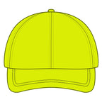 Custom Logo Hi Vis Cap, Reflective Work Hat for Teams and Crews, Adjustable