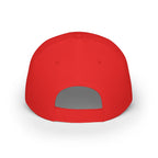 Low Profile Baseball Cap - Custom 'Print It Your Way' Embroidered Red Hat