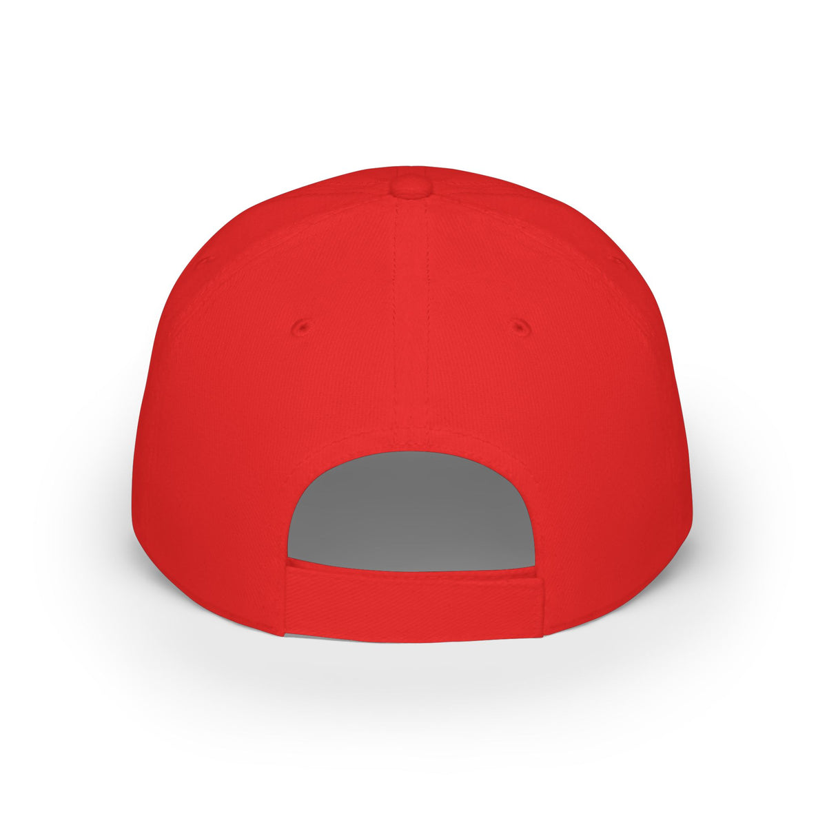 Low Profile Baseball Cap - Custom 'Print It Your Way' Embroidered Red Hat