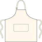 Custom Logo Linen Apron for Chefs, Bakers & Home Cooks