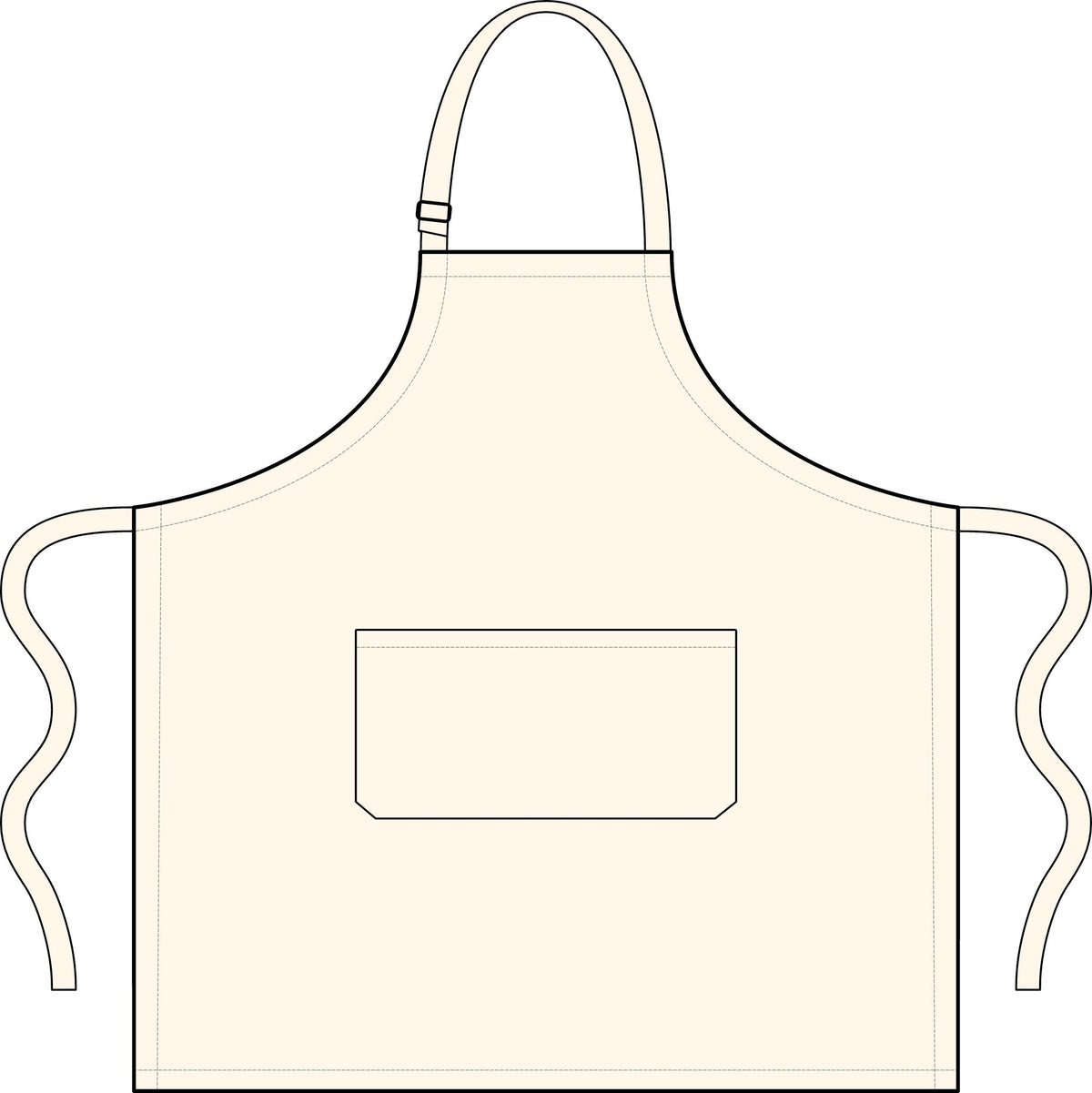 Custom Logo Linen Apron for Chefs, Bakers & Home Cooks