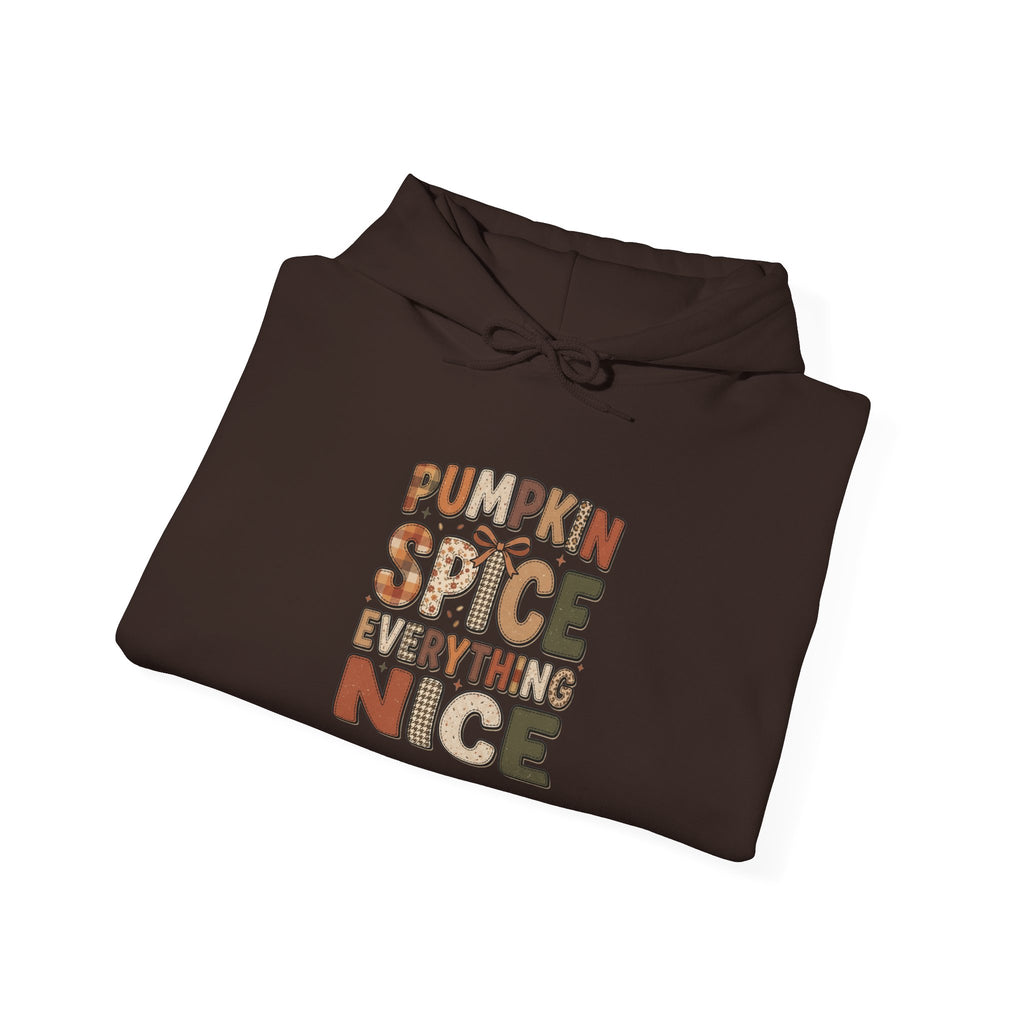 Personalize Fall Hoodie, custom Pumpkin Spice Hoodie, Fall vibes,  Everything Nice Hoodie | Fall Autumn Slogan Sweatshirt