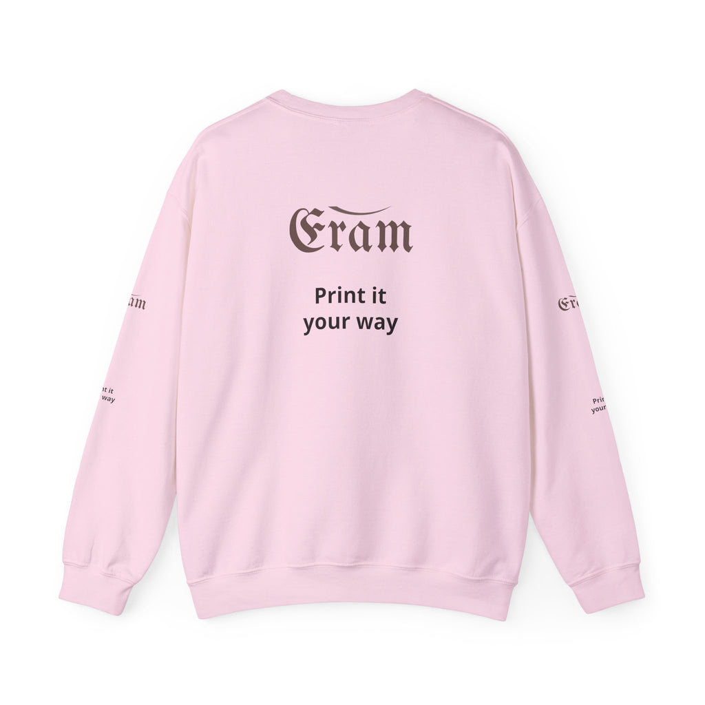 Crewneck Sweatshirt — 'Eram' Gothic Logo Print