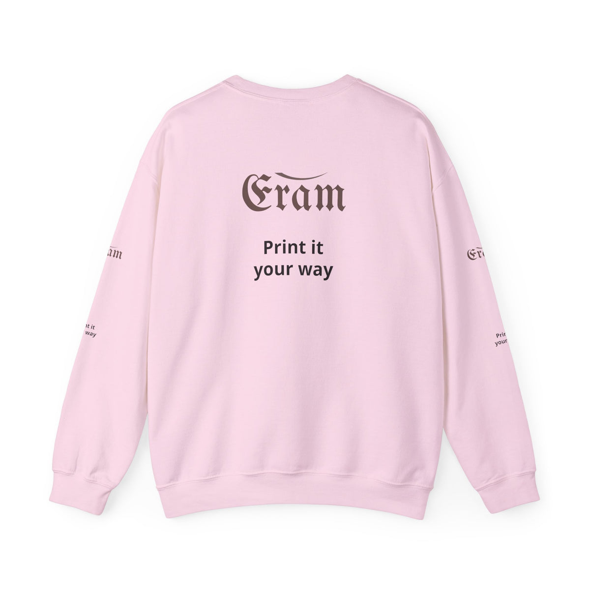 Crewneck Sweatshirt — 'Eram' Gothic Logo Print