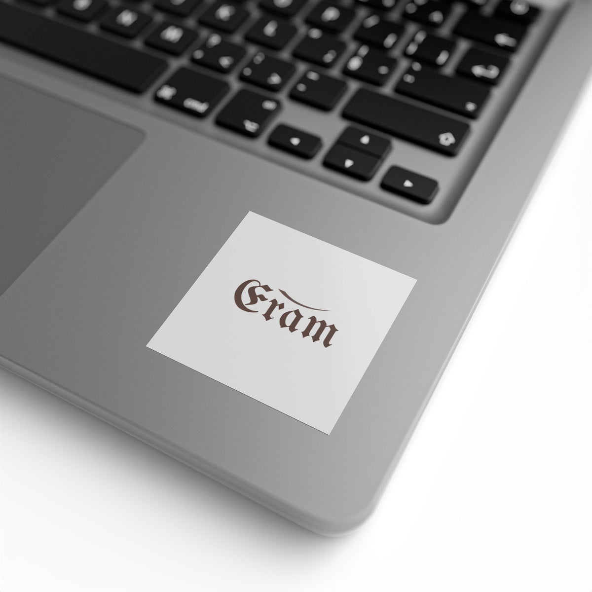 Square Sticker Rolls — Custom "Eram" Logo Label Stickers for Packaging & Branding