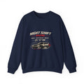 Night Shift Racing Crewneck Sweatshirt — Vintage Car Graphic