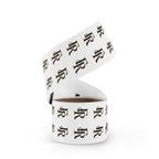 Monogram Square Sticker Rolls — Custom FR Logo Label Stickers (Sheet/ Roll)