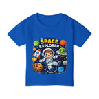 Toddler T-Shirt — Space Explorer Graphic (Astronaut, Planets & Rocket)