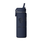 20oz Pink 'School is My Side Quest' Mini Water Bottle - Straw Top, Cute Student Hydration Bottle