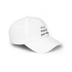 Low Profile Baseball Cap - Custom 'Print It Your Way' Embroidered Red Hat