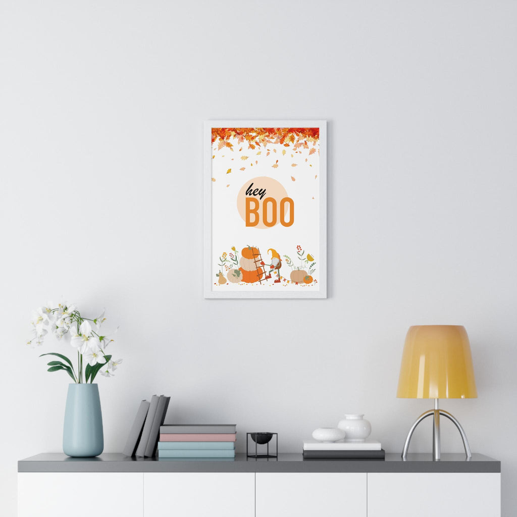 Pumpkin Patch Poster | Vertical Framed Poster, Fall Wall Art