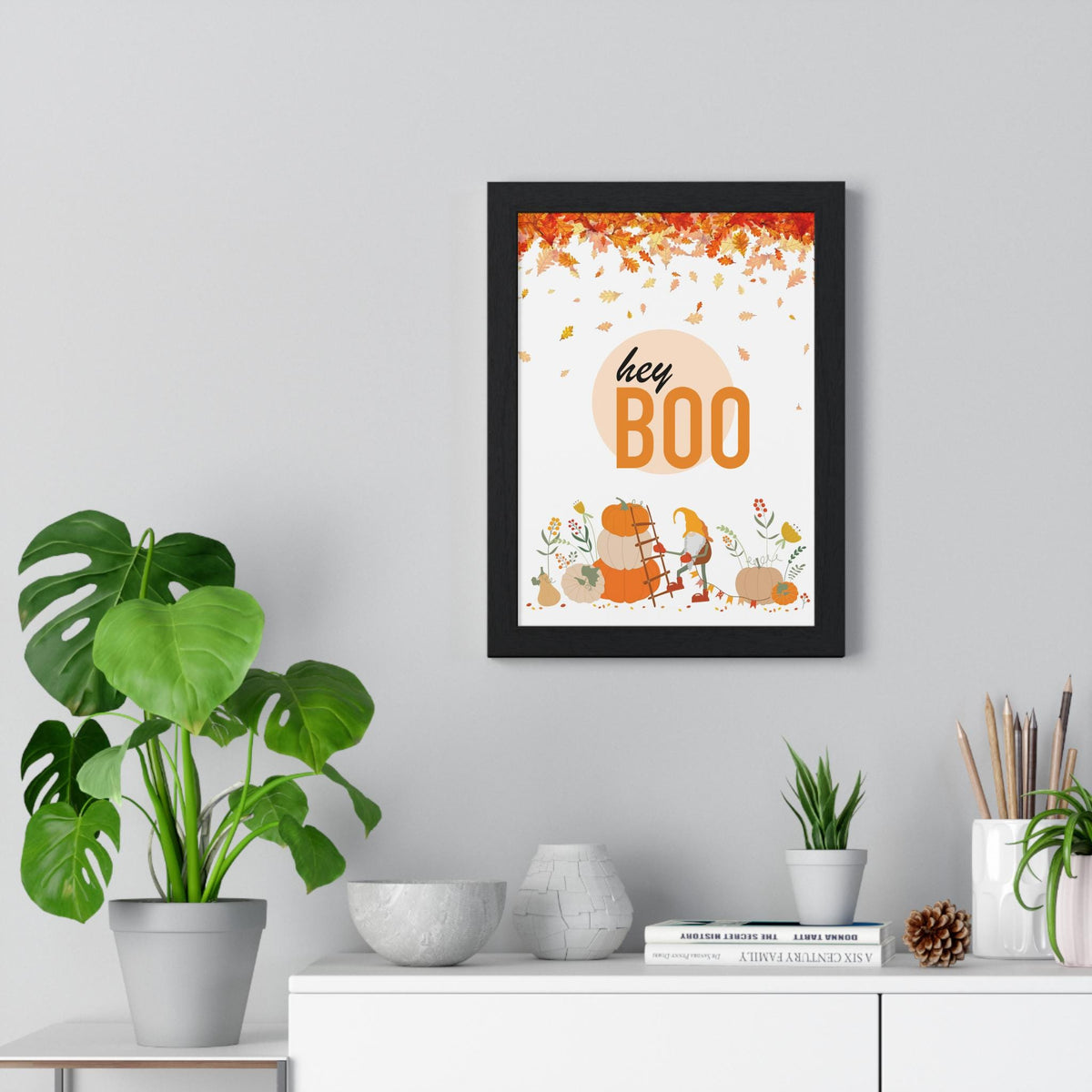 Pumpkin Patch Poster | Vertical Framed Poster, Fall Wall Art