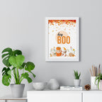 Pumpkin Patch Poster | Vertical Framed Poster, Fall Wall Art