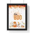 Pumpkin Patch Poster | Vertical Framed Poster, Fall Wall Art