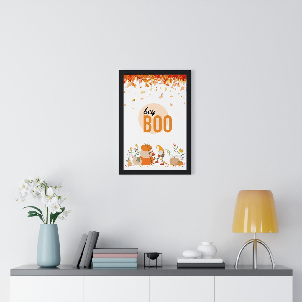 Pumpkin Patch Poster | Vertical Framed Poster, Fall Wall Art